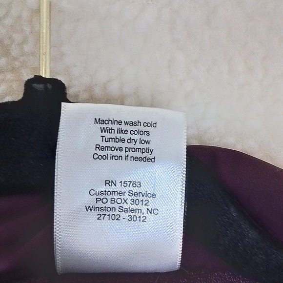 Champion‎ Track Jacket Windbreaker Size Medium in Purple - Picture 14 of 14